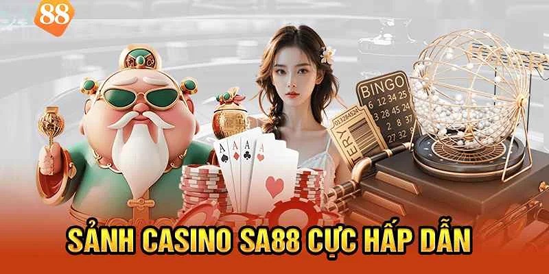 Khám phá các game hot có mặt tại casino SA88